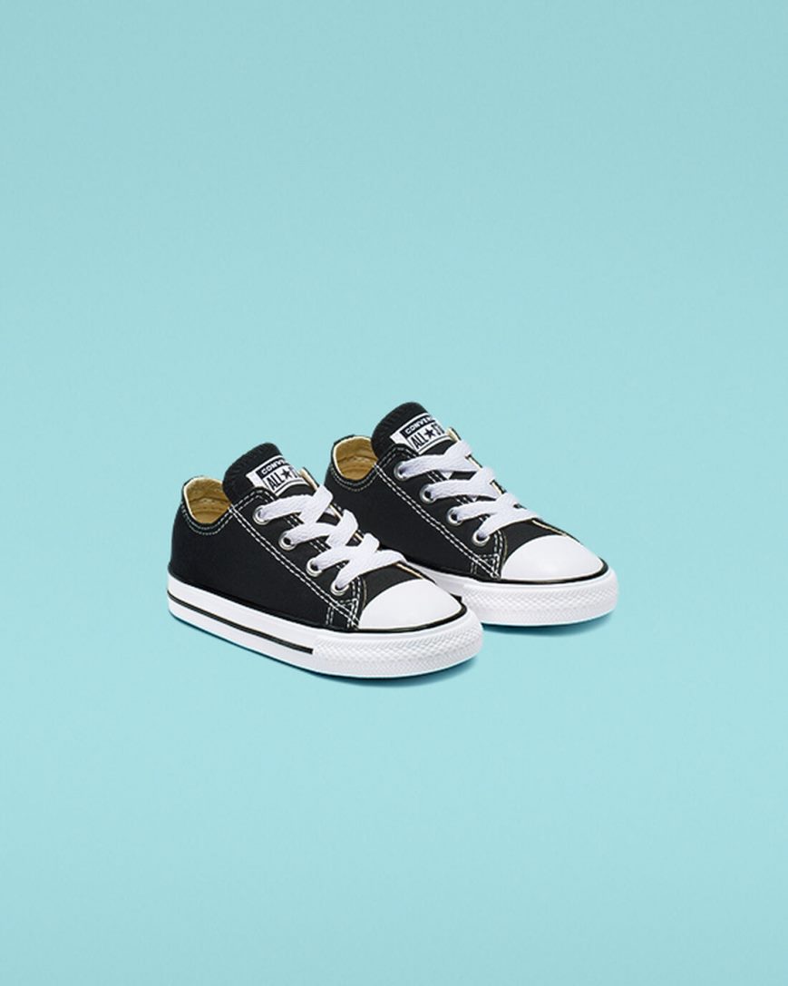 Boys' Converse Chuck Taylor All Star Classic Low Top Shoes Black | AU 43E0CE